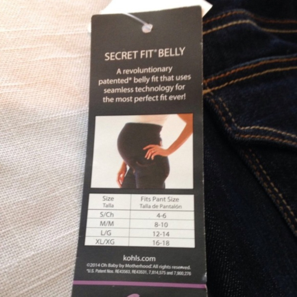 SOld OH Baby Motherhood Maternity Top M L - Picture 8 of 8